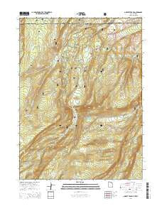 Gilbert Peak NE Utah Current topographic map, 1:24000 scale, 7.5 X 7.5 Minute, Year 2014