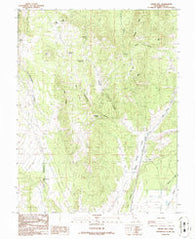 Gillies Hill Utah Historical topographic map, 1:24000 scale, 7.5 X 7.5 Minute, Year 1986