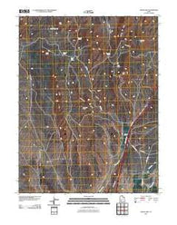 Gillies Hill Utah Historical topographic map, 1:24000 scale, 7.5 X 7.5 Minute, Year 2011