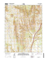 Gillies Hill Utah Current topographic map, 1:24000 scale, 7.5 X 7.5 Minute, Year 2014