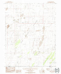 Gilson Butte Utah Historical topographic map, 1:24000 scale, 7.5 X 7.5 Minute, Year 1988