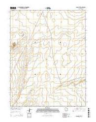 Gilson Butte Utah Current topographic map, 1:24000 scale, 7.5 X 7.5 Minute, Year 2014