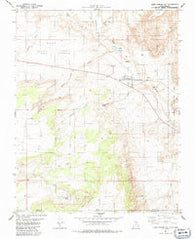 Glen Canyon City Utah Historical topographic map, 1:24000 scale, 7.5 X 7.5 Minute, Year 1981