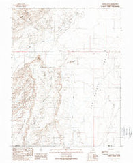 Goblin Valley Utah Historical topographic map, 1:24000 scale, 7.5 X 7.5 Minute, Year 1988