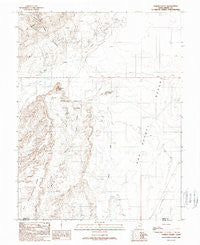 Goblin Valley Utah Historical topographic map, 1:24000 scale, 7.5 X 7.5 Minute, Year 1988