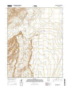 Goblin Valley Utah Current topographic map, 1:24000 scale, 7.5 X 7.5 Minute, Year 2014