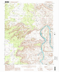 Gold Bar Canyon Utah Historical topographic map, 1:24000 scale, 7.5 X 7.5 Minute, Year 1985