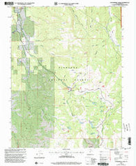 Gooseberry Creek Utah Historical topographic map, 1:24000 scale, 7.5 X 7.5 Minute, Year 2001