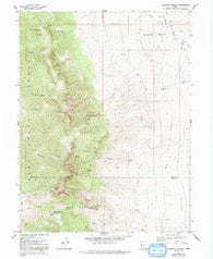 Goshute Canyon Utah Historical topographic map, 1:24000 scale, 7.5 X 7.5 Minute, Year 1972