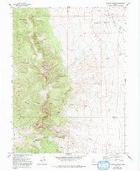 Goshute Canyon Utah Historical topographic map, 1:24000 scale, 7.5 X 7.5 Minute, Year 1972