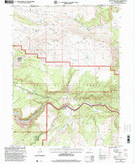 Goslin Mountain Utah Historical topographic map, 1:24000 scale, 7.5 X 7.5 Minute, Year 1996
