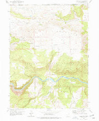Goslin Mtn Utah Historical topographic map, 1:24000 scale, 7.5 X 7.5 Minute, Year 1952