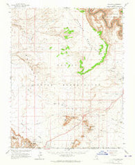 Goulding Utah Historical topographic map, 1:62500 scale, 15 X 15 Minute, Year 1963