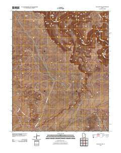 Goulding NE Utah Historical topographic map, 1:24000 scale, 7.5 X 7.5 Minute, Year 2011