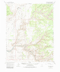 Grand Gulch Utah Historical topographic map, 1:62500 scale, 15 X 15 Minute, Year 1963