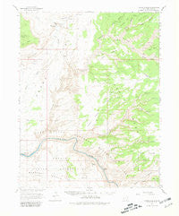 Grand Gulch Utah Historical topographic map, 1:62500 scale, 15 X 15 Minute, Year 1963