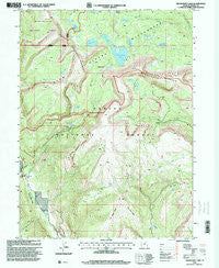 Grandaddy Lake Utah Historical topographic map, 1:24000 scale, 7.5 X 7.5 Minute, Year 1996