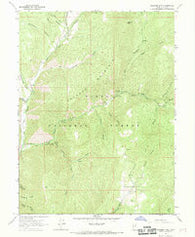 Granger Mtn Utah Historical topographic map, 1:24000 scale, 7.5 X 7.5 Minute, Year 1967