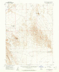 Granite Mountain Utah Historical topographic map, 1:62500 scale, 15 X 15 Minute, Year 1960