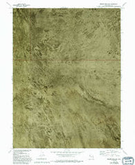 Granite Peak SW Utah Historical topographic map, 1:24000 scale, 7.5 X 7.5 Minute, Year 1973