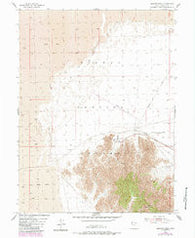 Granite Peak Utah Historical topographic map, 1:24000 scale, 7.5 X 7.5 Minute, Year 1954