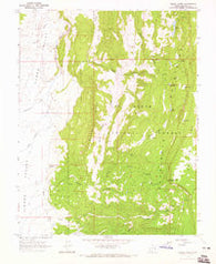 Grass Lakes Utah Historical topographic map, 1:24000 scale, 7.5 X 7.5 Minute, Year 1964