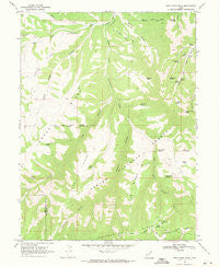 Gray Head Peak Utah Historical topographic map, 1:24000 scale, 7.5 X 7.5 Minute, Year 1969