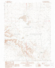 Gray Spot Rock Utah Historical topographic map, 1:24000 scale, 7.5 X 7.5 Minute, Year 1989