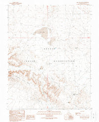 Gray Spot Rock Utah Historical topographic map, 1:24000 scale, 7.5 X 7.5 Minute, Year 1989