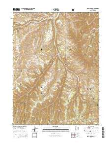 Gray Head Peak Utah Current topographic map, 1:24000 scale, 7.5 X 7.5 Minute, Year 2014