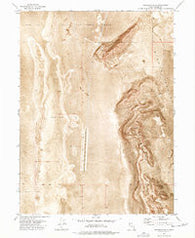 Grayback Hills Utah Historical topographic map, 1:24000 scale, 7.5 X 7.5 Minute, Year 1973