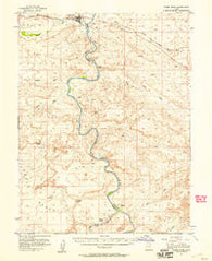 Green River Utah Historical topographic map, 1:62500 scale, 15 X 15 Minute, Year 1954