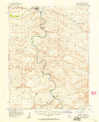 Green River Utah Historical topographic map, 1:62500 scale, 15 X 15 Minute, Year 1954