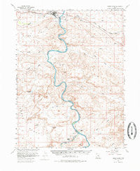 Green River Utah Historical topographic map, 1:62500 scale, 15 X 15 Minute, Year 1954