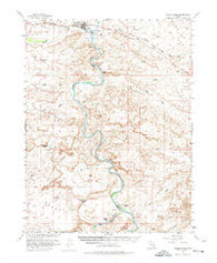 Green River Utah Historical topographic map, 1:62500 scale, 15 X 15 Minute, Year 1954