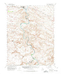 Green River Utah Historical topographic map, 1:62500 scale, 15 X 15 Minute, Year 1954