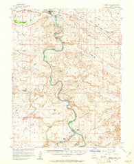 Green River Utah Historical topographic map, 1:62500 scale, 15 X 15 Minute, Year 1954