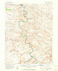 Green River Utah Historical topographic map, 1:62500 scale, 15 X 15 Minute, Year 1954
