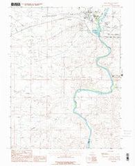 Green River Utah Historical topographic map, 1:24000 scale, 7.5 X 7.5 Minute, Year 1988