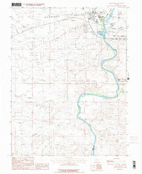 Green River Utah Historical topographic map, 1:24000 scale, 7.5 X 7.5 Minute, Year 1988