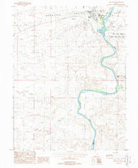 Green River Utah Historical topographic map, 1:24000 scale, 7.5 X 7.5 Minute, Year 1988