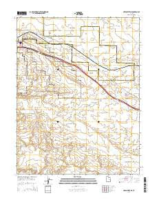 Green River NE Utah Current topographic map, 1:24000 scale, 7.5 X 7.5 Minute, Year 2014