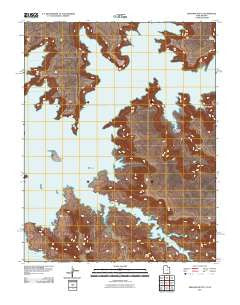 Gregory Butte Utah Historical topographic map, 1:24000 scale, 7.5 X 7.5 Minute, Year 2011