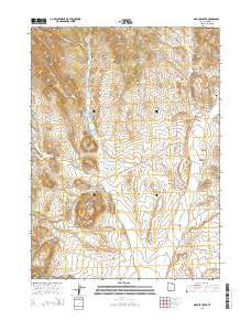 Grouse Creek Utah Current topographic map, 1:24000 scale, 7.5 X 7.5 Minute, Year 2014