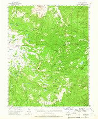 Grover Utah Historical topographic map, 1:62500 scale, 15 X 15 Minute, Year 1952