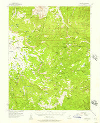 Grover Utah Historical topographic map, 1:62500 scale, 15 X 15 Minute, Year 1952