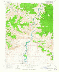 Gunnison Butte Utah Historical topographic map, 1:62500 scale, 15 X 15 Minute, Year 1963