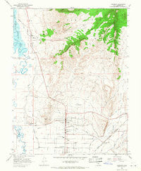 Gunnison Utah Historical topographic map, 1:24000 scale, 7.5 X 7.5 Minute, Year 1966