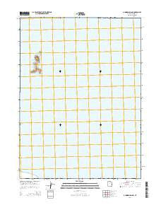 Gunnison Island Utah Current topographic map, 1:24000 scale, 7.5 X 7.5 Minute, Year 2014