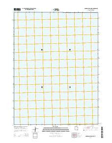 Gunnison Island NE Utah Current topographic map, 1:24000 scale, 7.5 X 7.5 Minute, Year 2014